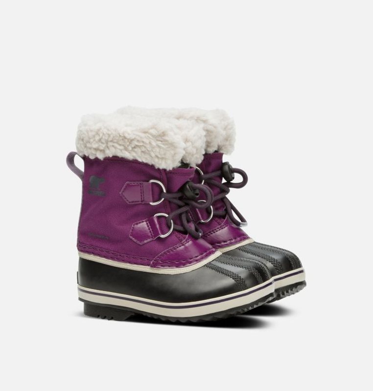 Sorel Barn Vinterkängor Lila/Svarta - Childrens Yoot Pac™ Nylon - VIF-350129